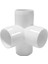 4WAY 1/2 In Tee Pvc Montaj Dirseği - Ağır Hizmet Tipi Pvc Niture Yapın - Pvc Yarım Inç Dirsek Parçaları [12'li Paket] 3