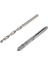 6 Adet T Tipi Makine El Vidası Dokunun Anahtarı M3/m4/m5/m6/m8 Dokunun Kalıp Seti Düz Yivli Vida ve 25 Adet 0.5-3.0mm Minyatür Düz Şaft Küçük Büküm Matkap Seti(Yurt Dışından) 2