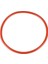 70 mm Dış Çap 3 mm Kalınlığında Esnek Silikon O Ring Contası Tuğla Kırmızı 3