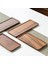 SunniMix Rustik Büyük Hizmet Tepsisi Dikdörtgen Kahve Barbekü Servis Gıda Meyve Tepsileri Çanak 30X12X1.2 cm 3