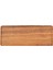 SunniMix Rustik Büyük Hizmet Tepsisi Dikdörtgen Kahve Barbekü Servis Gıda Meyve Tepsileri Çanak 30X12X1.2 cm 4