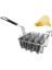 SunniMix Taco Derin Shell Fritöz Taco Tutucu Kızartma Sepeti Raf Handgrip ile 4 Kabukları (Yurt Dışından) 3