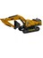 Oyuncak Excavator Oyuncak Kepçe Sürtmeli 33 cm 2