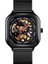 Skmeı 9184 Erkek Kare Tourbillon Otomatik Mekanik Saat (Yurt Dışından) 1