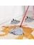 Eylıden Rayon Gri Kendiliğinden Bükümlü Su Büküm Mop Seti Çıkarılabilir İle Mop Kafa Yedekleri Kiti 3 Paket Ev Mutfak Clean | Paspaslar (Yurt Dışından) 1