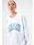 AÇELYAOKCU Oversize Miami Baskılı Sweatshirt 1