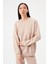 AÇELYAOKCU Bisiklet Yaka Şardonlu Sweatshirt 1