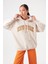 AÇELYAOKCU Oversize Kapüşonlu New York Baskılı Sweartshirt 3