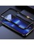 Apple Iphone 13 Pro Max 6.7 Inç Darbeye Dayanıklı Karbon Fiber Doku Galvanik Metal Telefon Kılıfı - Altın (Yurt Dışından) 5