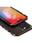 Apple Iphone 13 Pro Max 6.7 Inç Darbeye Dayanıklı Karbon Fiber Doku Galvanik Metal Telefon Kılıfı - Gümüş (Yurt Dışından) 5