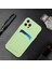 Apple Iphone 12 Pro Max 6.7 Inç Uyumlu Kart Yuvalı Yumuşak Tpu Telefon Kılıfı - Açık Yeşil (Yurt Dışından) 5