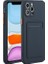 Apple Iphone 12 Pro Max 6.7 Inç Uyumlu Kart Yuvalı Yumuşak Tpu Telefon Kılıfı - Koyu Mavi (Yurt Dışından) 1
