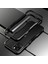 Apple iPhone 12 Pro / 12 Metal Tampon Kenarlı Telefon Kılıfı - Siyah 1