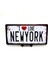 Dekoratif Plaka I Love New York 1