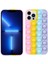 iPhone 13 Pro 6.1 Inç Uyumlu Plastik Fidget Pop Telefon Kılıfı - Çok Renkli (Yurt Dışından) 1