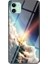 iPhone 11 6.1 Inç Uyumlu Gökyüzü Desenli Temperli Cam + Pc + Tpu Telefon Kılıfı - Çok Renkli (Yurt Dışından) 2