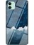 iPhone 11 6.1 Inç Uyumlu Gökyüzü Desenli Temperli Cam + Pc + Tpu Telefon Kılıfı - Çok Renkli (Yurt Dışından) 2
