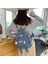 Kawaii Sırt Çantası Kız Okul Çantası Su Geçirmez Naylon Kawaii Kolye ile Sevimli Pin Mini Sırt Çantası (Yurt Dışından) 4