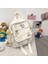 Kawaii Sırt Çantası Kız Okul Çantası Su Geçirmez Naylon Kawaii Kolye ile Sevimli Pin Mini Sırt Çantası (Yurt Dışından) 4