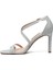 Beral 2fx Gümüş Kadın Topuklu Sandalet 4