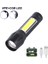 530 Xpe + Cob 600 Lümen Süper Parlak Mini 14500 El Feneri, Stretch Zoom USB Şarj Edilebilir Cep Mikro LED El Feneri Seti (Yurt Dışından) 1