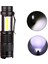 Poplikdfr Cob LED El Feneri Taşınabilir Mini Zoom El Feneri Dahili 1200MAH Pil (Yurt Dışından) 2