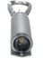 Mini LED Dışbükey Ayna El Feneri Lamba Anahtarlık Işık Torch Anahtarlık Gümüş (Yurt Dışından) 3