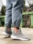 333 Triko Yüksek Taban Tarz Sneakers Gri Erkek Spor Ayakkabısı 3
