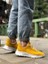 333 Triko Yüksek Taban Tarz Sneakers Sarı Erkek Spor Ayakkabısı 2