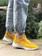 333 Triko Yüksek Taban Tarz Sneakers Sarı Erkek Spor Ayakkabısı 3