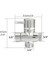 Saptırıcı Banyo Tuvalet Bide Püskürtücü Duş Başlığı Için Pirinç 3 Yollu T-Adaptör Vanası 5