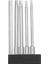 Aracı Broppe 5 Adet 100MM H2.5-H6 Altıgen Başlı Tornavida Ucu 1/4 Inç Altıgen Şaft Manyetik Tornavida Uçları 4
