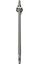 Alet Vidalı Mil SFU1605 L500MM Cnc Için SFU1605 Ballnut ile Işlenmiş Vidalı Uç 2