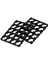 10 Adet 18650 Pil 4x5 Hücre Aralayıcı Yayılan Kabuk Plastik Tutucu Braketi 18.4mm 5