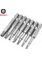 Broppe 7 Adet 50MM Uzunluk Yıldız Manyetik Tornavida Uçları T10-T40 1/4 Altıgen Uçlu Tornavida Seti 1