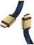 1.8 Metre 3D 4K Uyumlu 1.4V Gold Yassı Örgülü HDMI Kablo 1