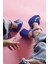 Fell Saks Mavi Saten Platform Topuklu Günlük Ayakkabı 1