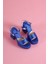 Fell Saks Mavi Saten Platform Topuklu Günlük Ayakkabı 5