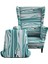 Yumuşak Sandalye Slipcover Direnç Esnek Vintage Oturma Odası Mobilya Işık Yeşil Için 1