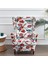 Yumuşak Sandalye Slipcover Direnç Esnek Vintage Oturma Odası Mobilya Için Kırmızı 5
