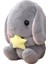 22 Cm Tavşan Peluş Oyuncak - Gri (Yurt Dışından) 1