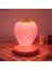 Dokunmatik Dim Led Gece Işık Silikon Çilek Nightlight Bebek Çocuk Çocuklar Için Usb Başucu Lambası Hediye Yatak Odası Dekorasyon | Led Gece Işıkları (Pembe) (Yurt Dışından) 3
