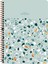 16.5X22.5 Çizgili Defter Terazzo - Yeşil 1