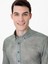 Erkek Haki Slim Fit Uzun Kollu Gömlek 50250955-VR027 2