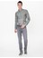 Erkek Haki Slim Fit Uzun Kollu Gömlek 50250955-VR027 5