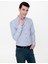 Erkek Mavi Slim Fit Uzun Kollu Gömlek 50249768-VR036 1