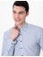 Erkek Mavi Slim Fit Uzun Kollu Gömlek 50249768-VR036 2