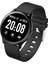 Bluetooth 4.0 Akıllı Izle 1.3 Inç Bilezik Kan Spor Silikon Bileklik Siyah 2