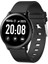 Bluetooth 4.0 Akıllı Izle 1.3 Inç Bilezik Kan Spor Silikon Bileklik Siyah 3