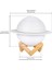 15 Cm 3D Ay Lambası 16 Renkler Led Saturn Gece Lambası Uzaktan Bebek Başucu Lambası Standı Çocuklar Noel Hediyesi İle | Led Gece Işıkları (Yurt Dışından) 4